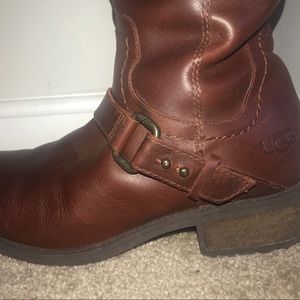 Authentic Ugg Australia Leather Riding Boots